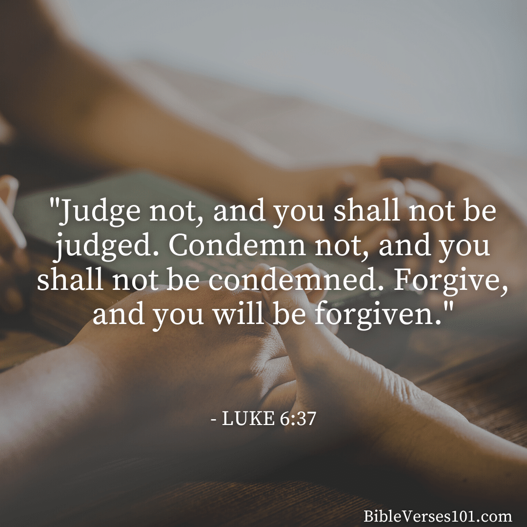 47+ Bible Verses About Not Judging Others